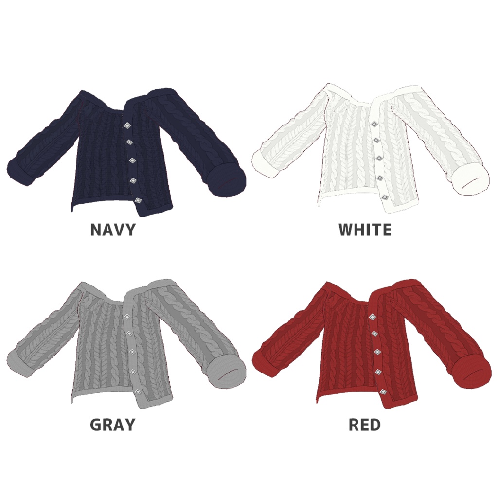 【VRoid】SCHOOL CARDIGAN