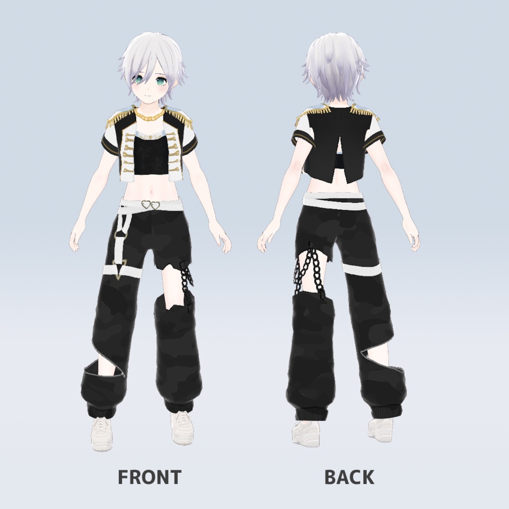 【VRoid】STREET BLACK&WHITE