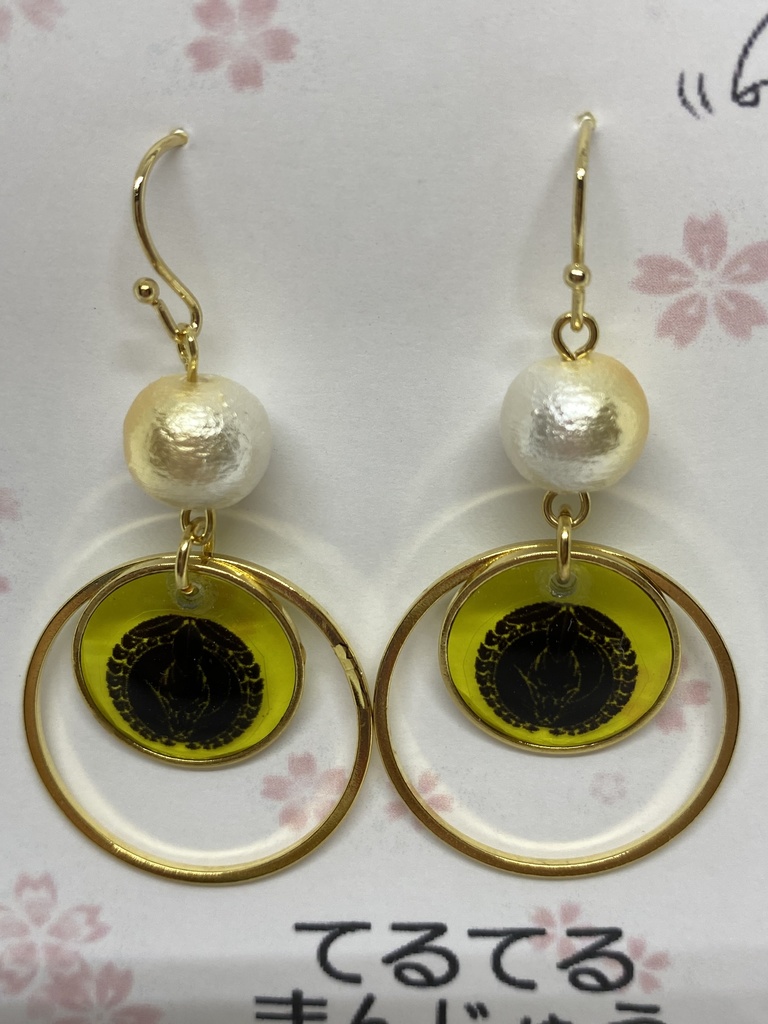 刀剣乱舞 紋ピアス イヤリング マスクチャーム 1