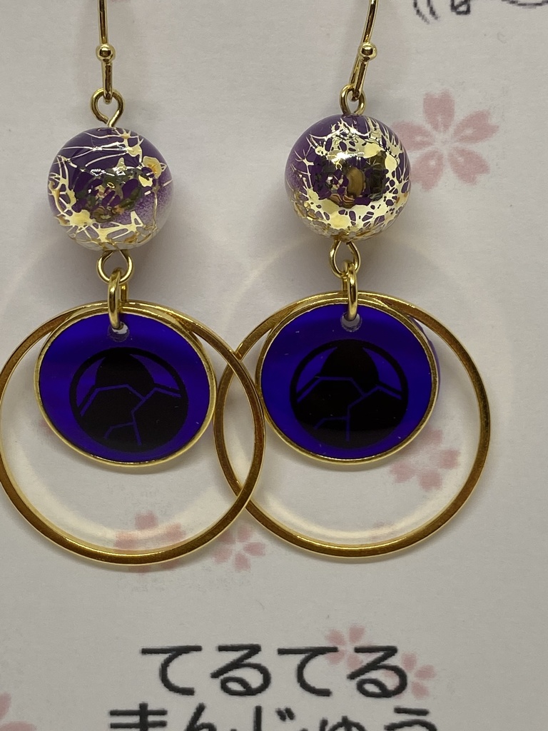 刀剣乱舞 紋ピアス イヤリング マスクチャーム 1