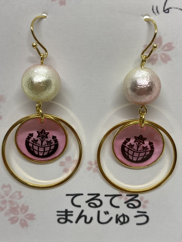 刀剣乱舞 紋ピアス イヤリング マスクチャーム 1