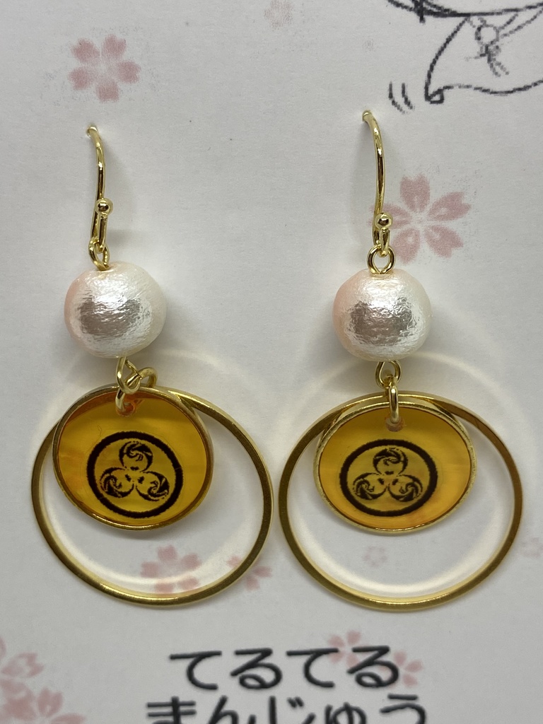 刀剣乱舞 紋ピアス イヤリング マスクチャーム 3