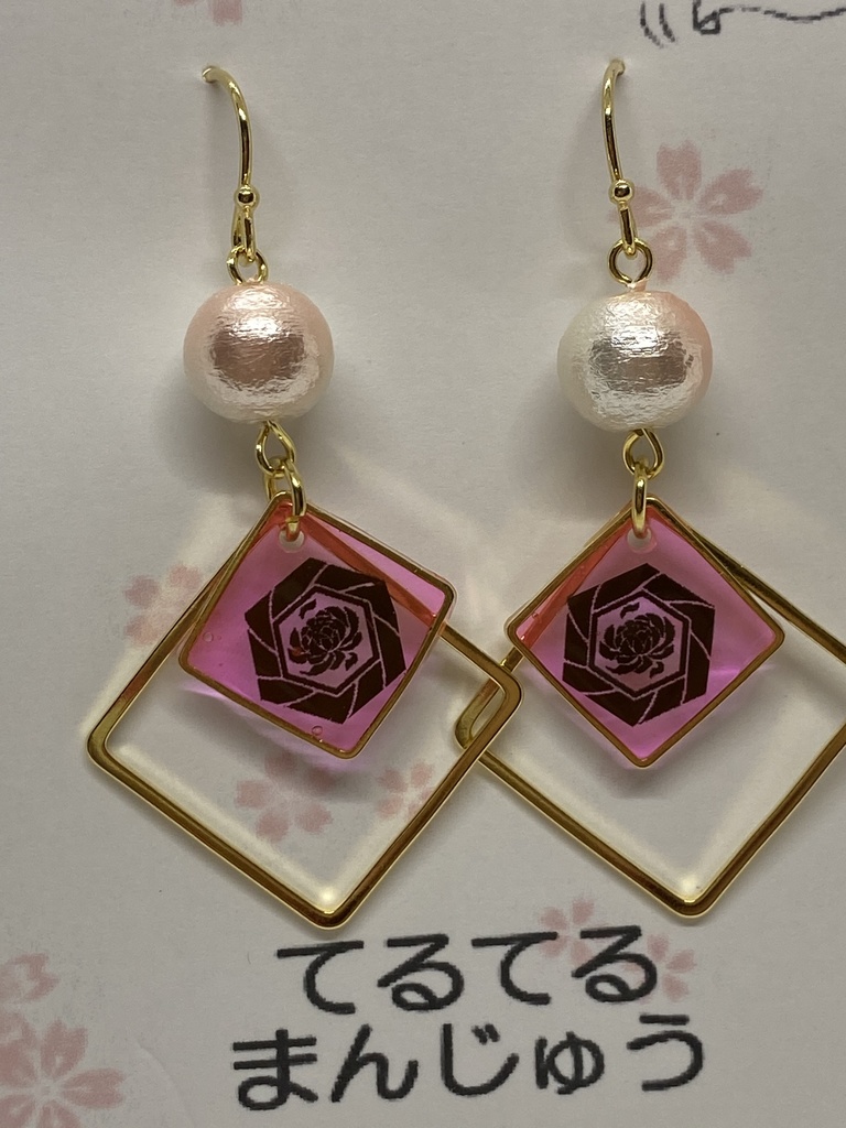 刀剣乱舞 紋ピアス イヤリング マスクチャーム 3