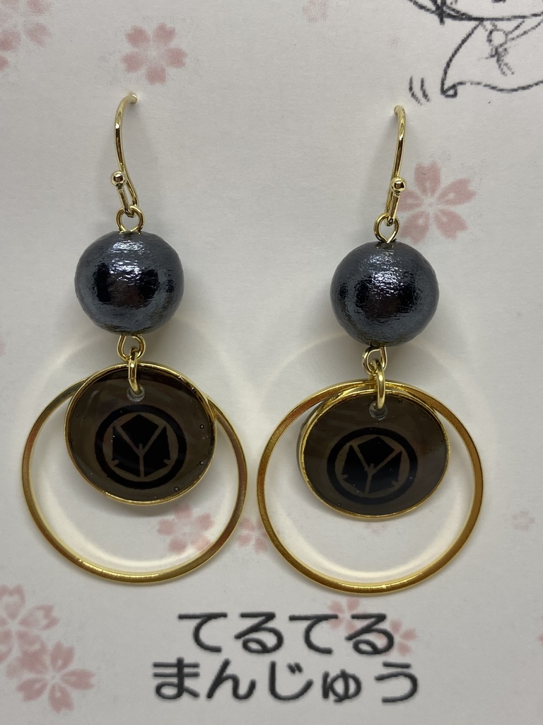 刀剣乱舞 紋ピアス イヤリング マスクチャーム 2