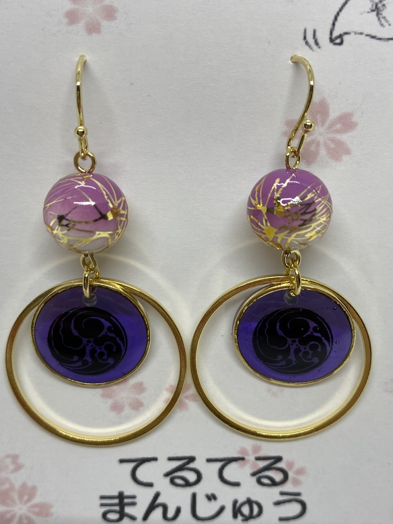 刀剣乱舞 紋ピアス イヤリング マスクチャーム 4