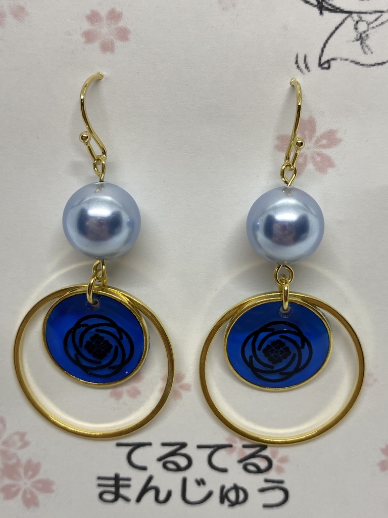 刀剣乱舞 紋ピアス イヤリング マスクチャーム 4