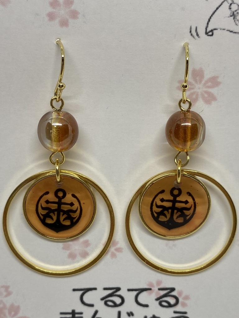 刀剣乱舞 紋ピアス イヤリング マスクチャーム 5