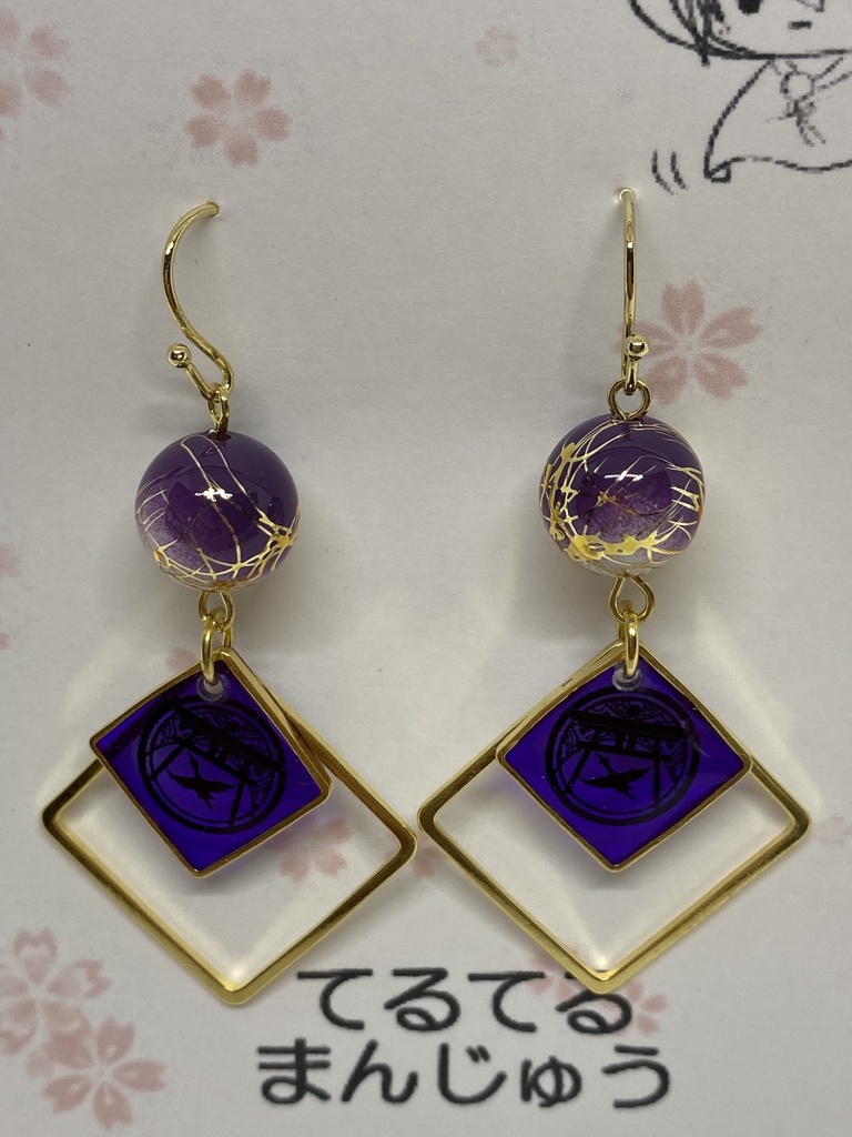 刀剣乱舞 紋ピアス イヤリング マスクチャーム 6