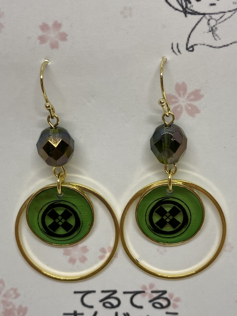 刀剣乱舞 紋ピアス イヤリング マスクチャーム 7