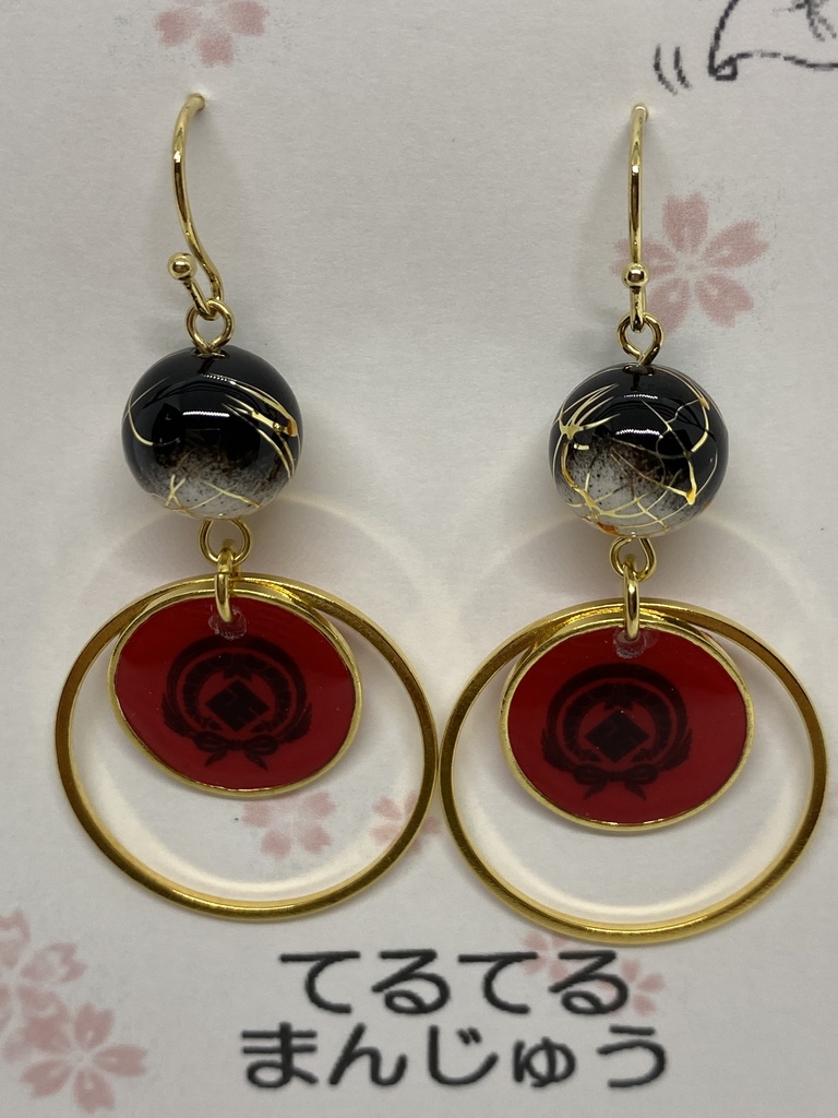 刀剣乱舞 紋ピアス イヤリング マスクチャーム 7