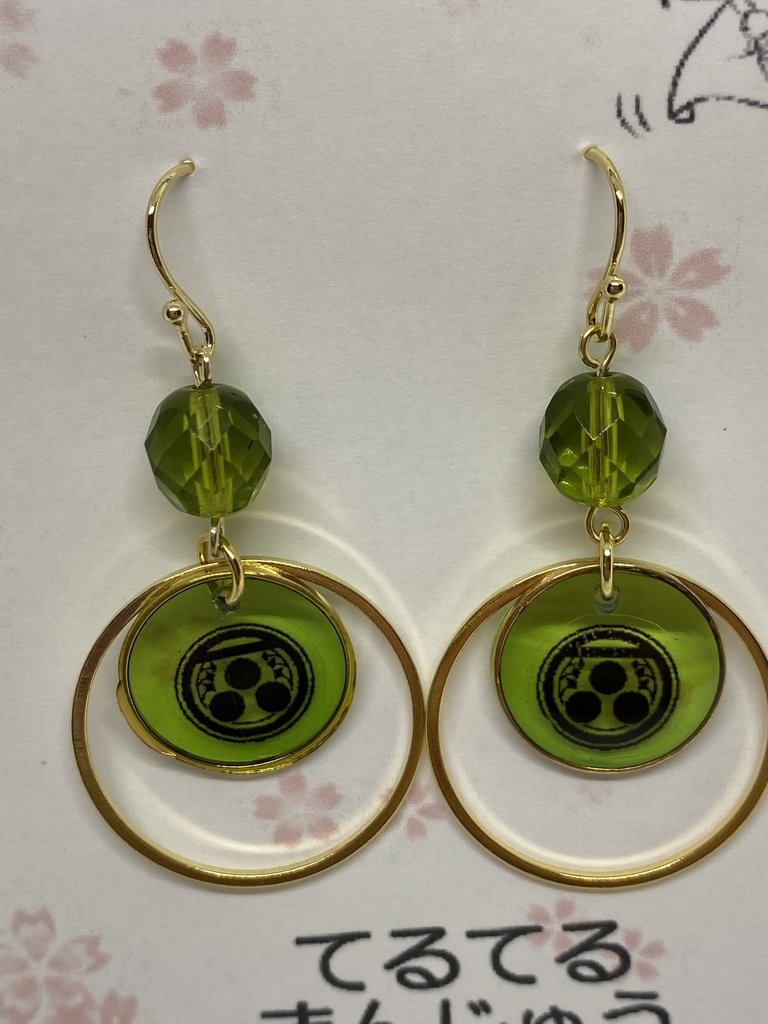 刀剣乱舞 紋ピアス イヤリング マスクチャーム 7