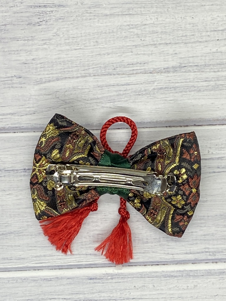 刀剣乱舞 金襴リボンヘアアクセ バレッタ パライソ 4振り