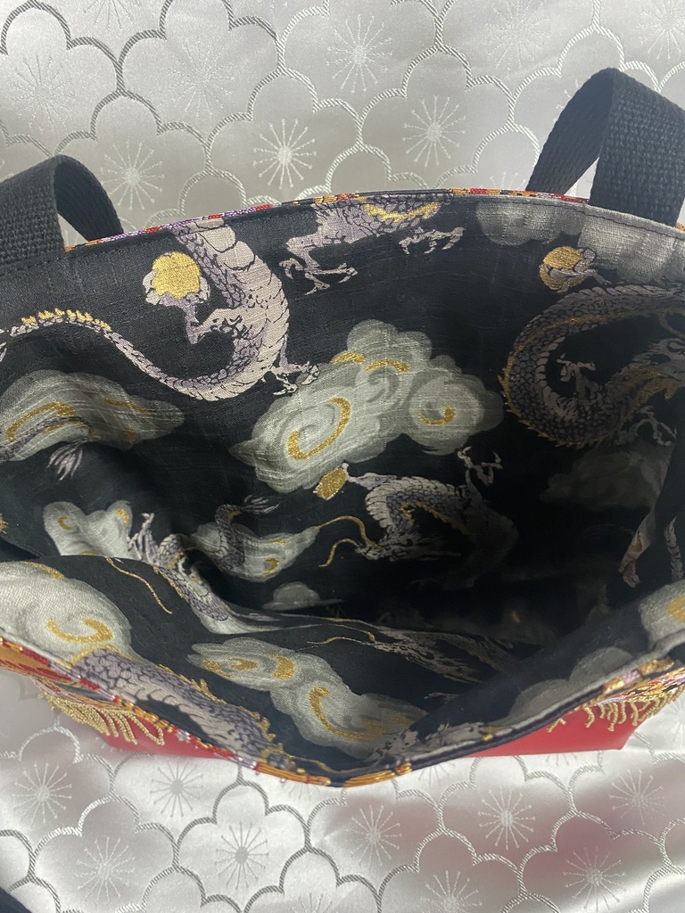 刀剣乱舞 金襴トートバッグ 大倶利伽羅イメージ 刀ミュ パライソ