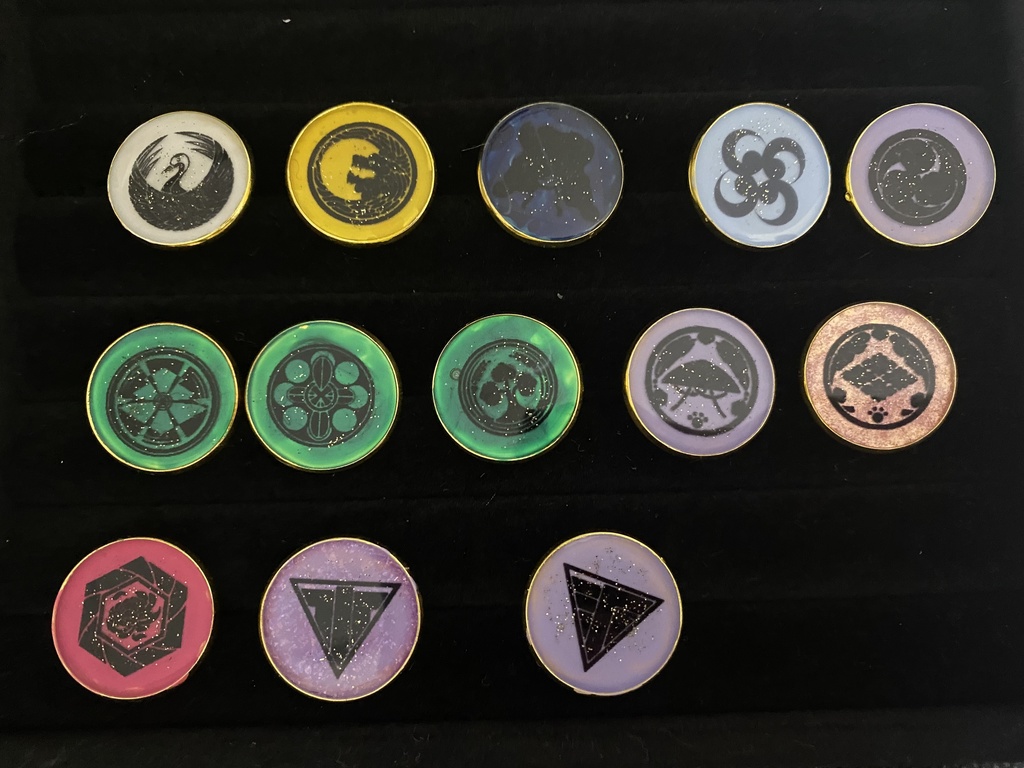 刀剣乱舞　紋マスクピアス　４　真剣乱舞祭　綺伝