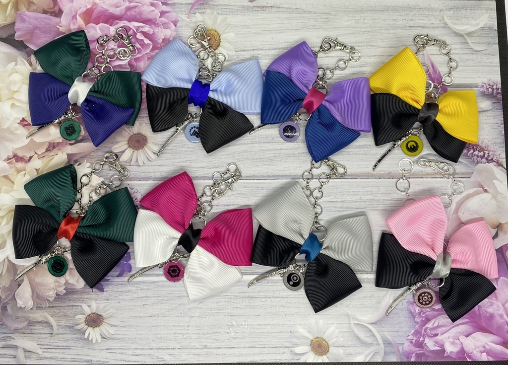 刀剣乱舞 紋&刀チャーム付きバッグチャーム 綺伝 いくさ世の徒花 イメージカラー