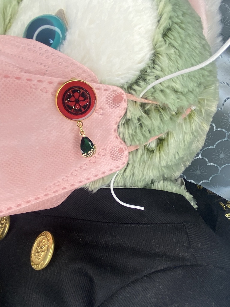 刀剣乱舞 紋マスククリップ 雫チャーム付き 真剣乱舞祭