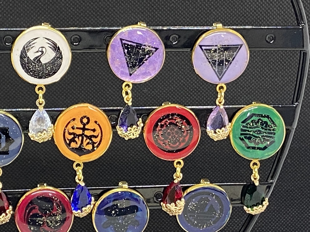 刀剣乱舞 紋マスククリップ 雫チャーム付き 真剣乱舞祭