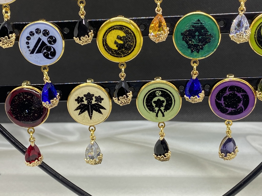 刀剣乱舞 紋マスククリップ 雫チャーム 2