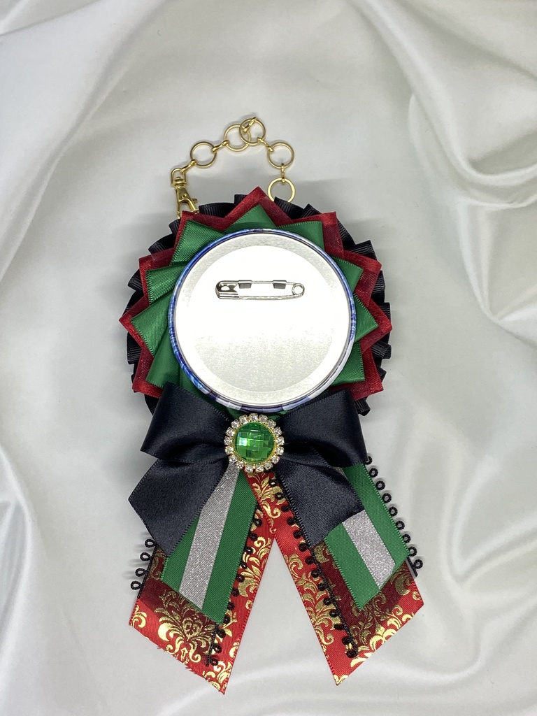 刀剣乱舞　豊前江イメージロゼット　バッグチャーム