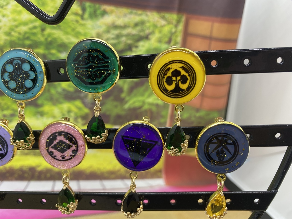 刀剣乱舞 紋マスククリップ 雫チャーム 江おんすていじ