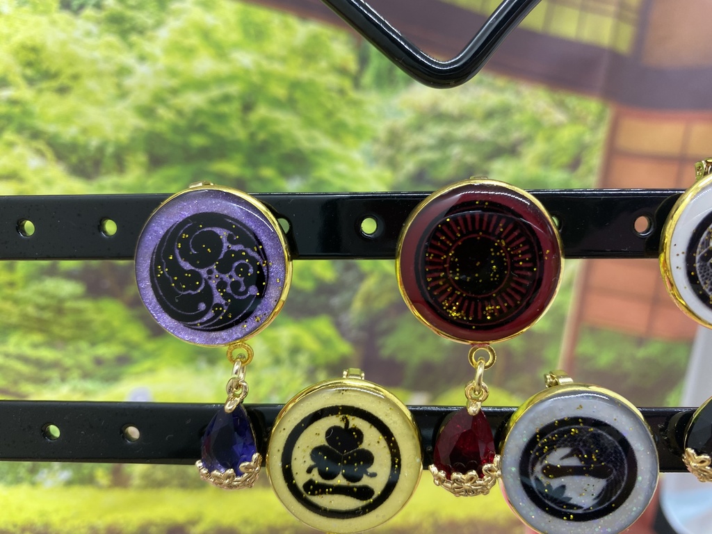 刀剣乱舞 紋マスククリップ 雫チャーム 禺伝 矛盾源氏物語