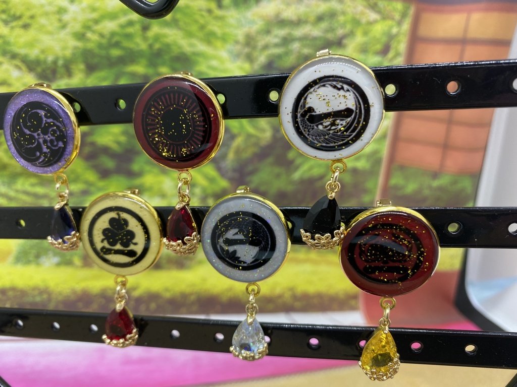 刀剣乱舞 紋マスククリップ 雫チャーム 禺伝 矛盾源氏物語