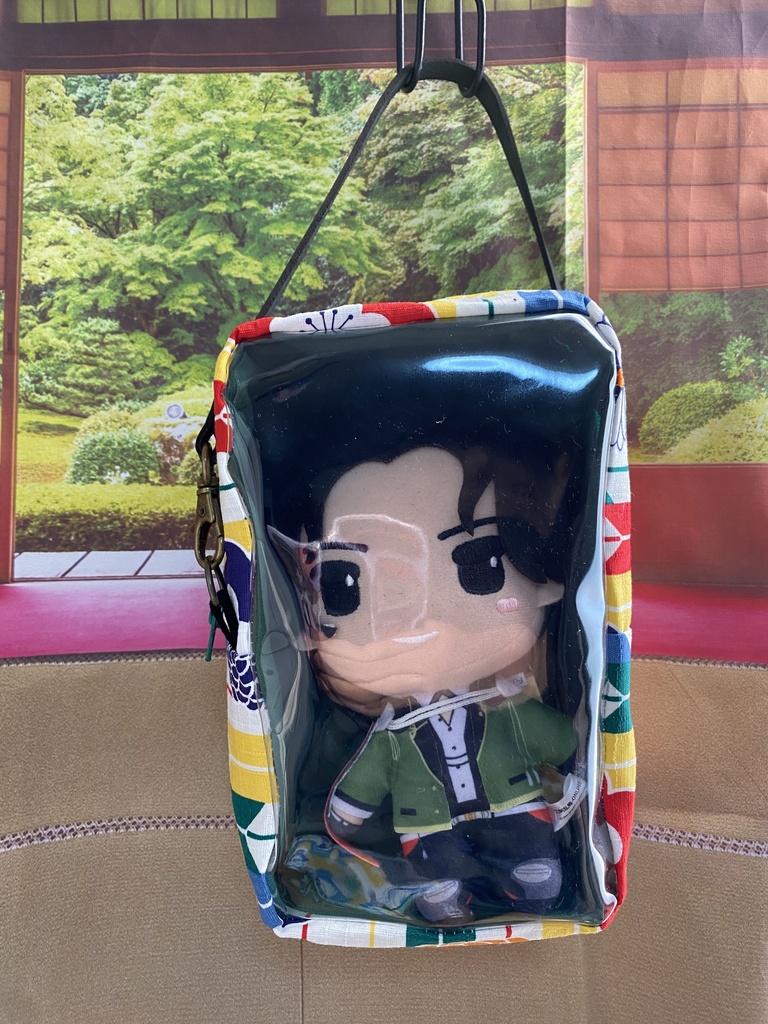 和柄　矢絣＆花柄　ぬいっこポーチ　