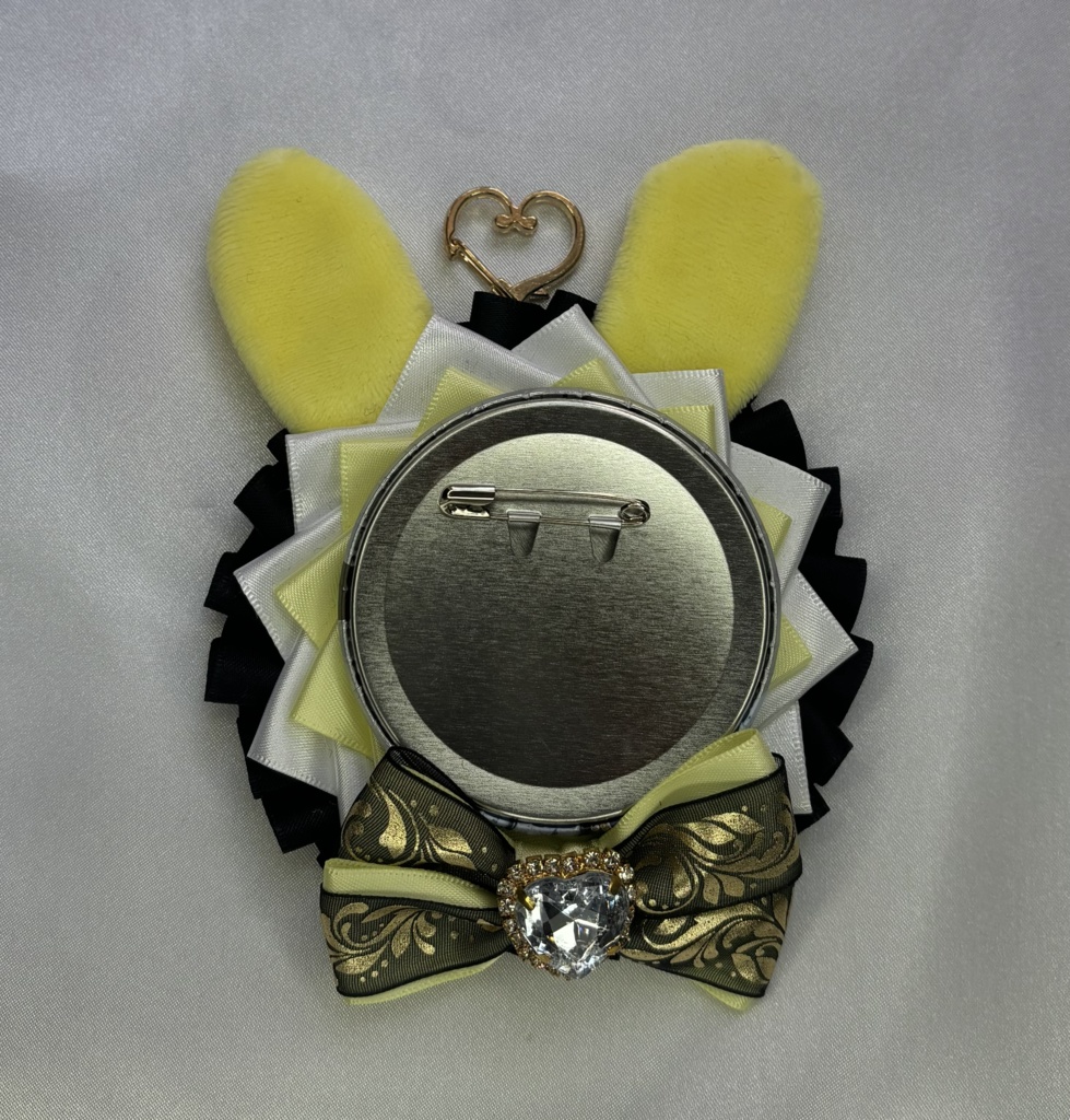 刀剣乱舞イメージカラーうさ耳ロゼット キーホルダー3