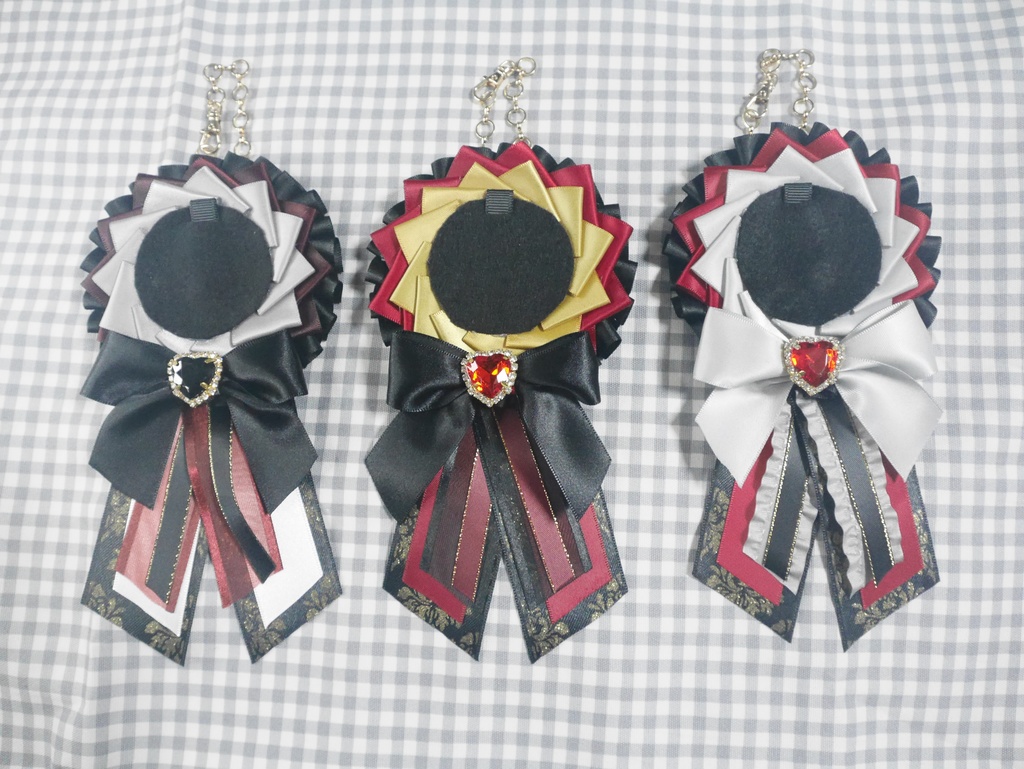 刀剣乱舞イメージカラーロゼット5　バッグチャーム