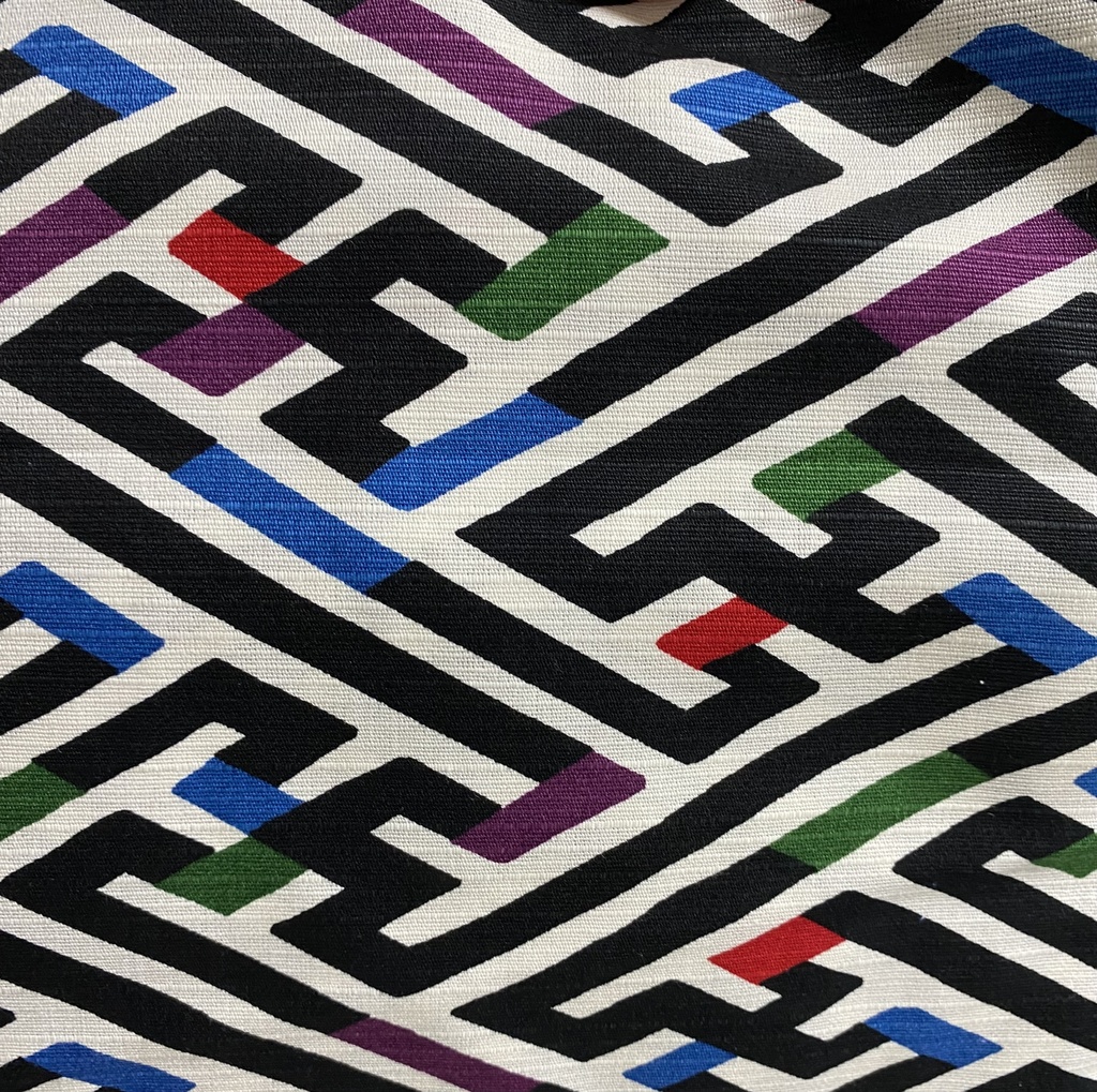 もちもちマスコットポーチ フォレストグリーン×和柄