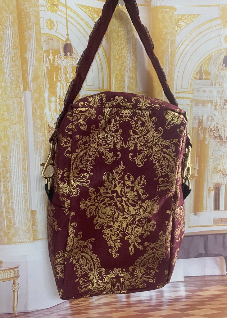 ぬいぐるみ用ポーチ 薔薇柄