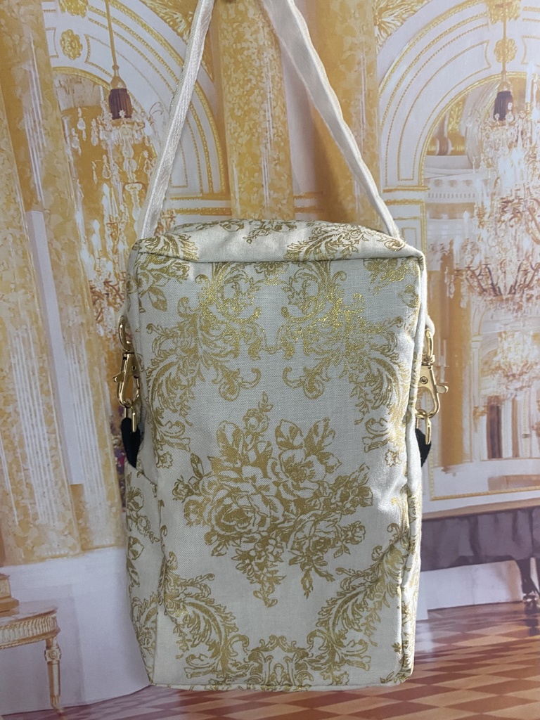 ぬいぐるみ用ポーチ 薔薇柄