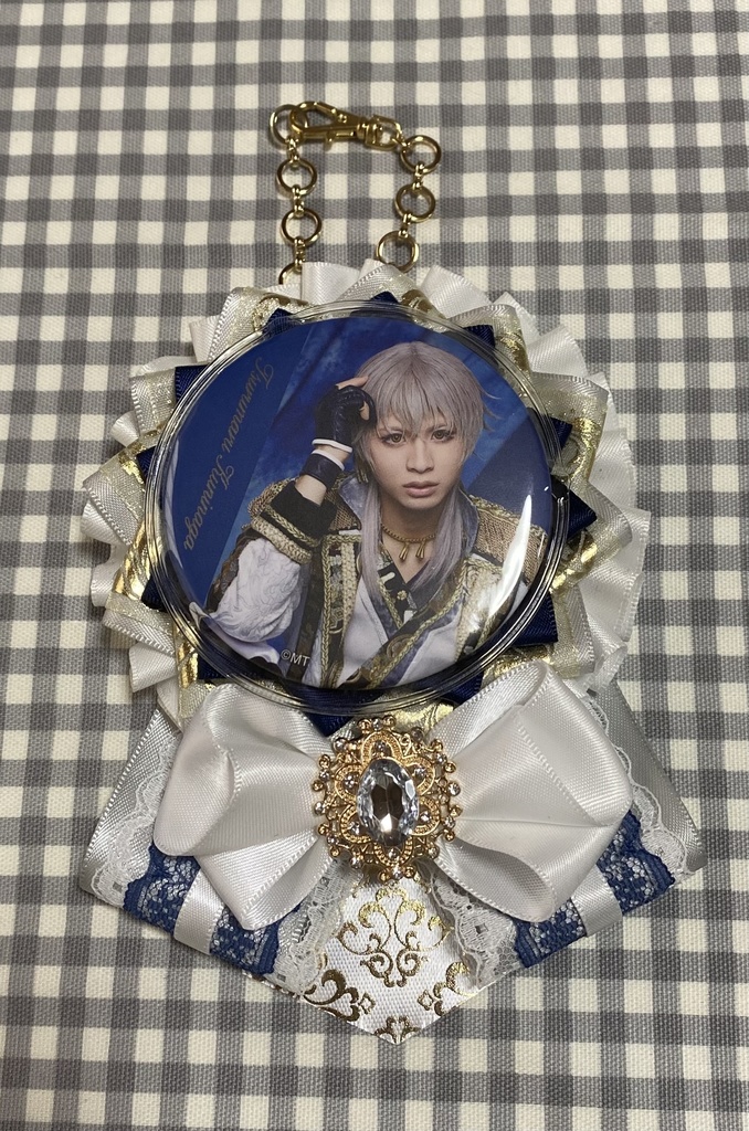 刀剣乱舞 イメージカラーロゼットバッグチャーム 陸奥一蓮