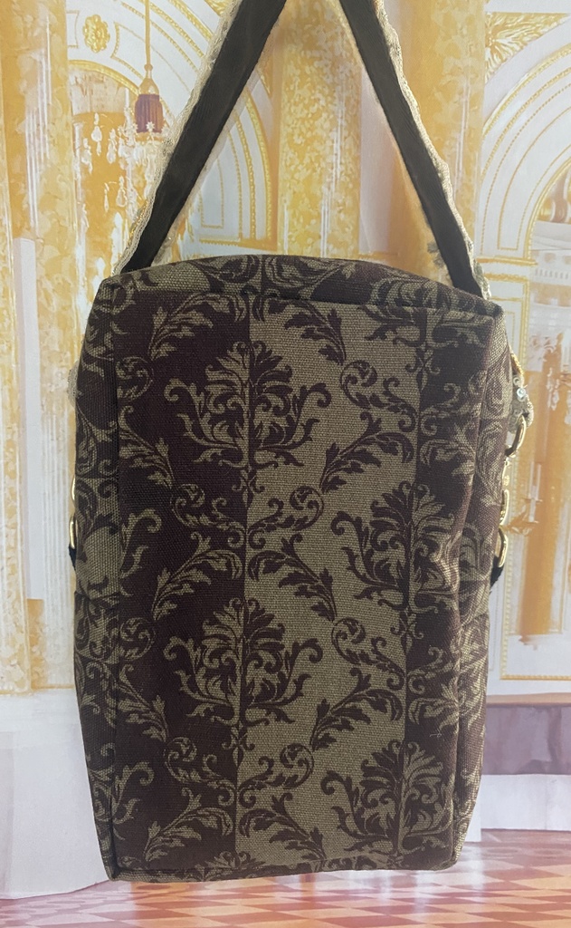 ぬいぐるみ用ポーチ バイカラーダマスク柄