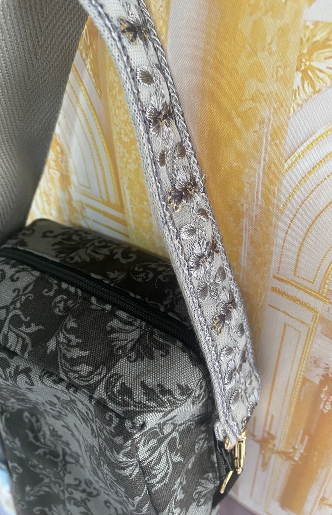 ぬいぐるみ用ポーチ バイカラーダマスク柄