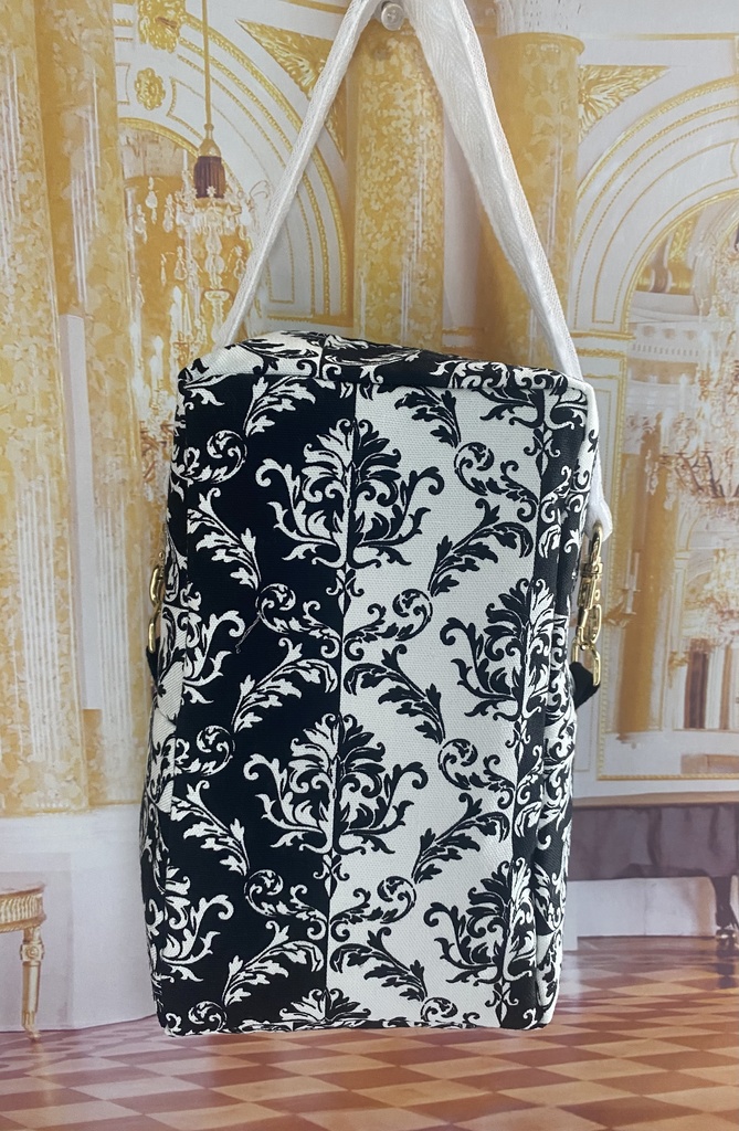 ぬいぐるみ用ポーチ バイカラーダマスク柄