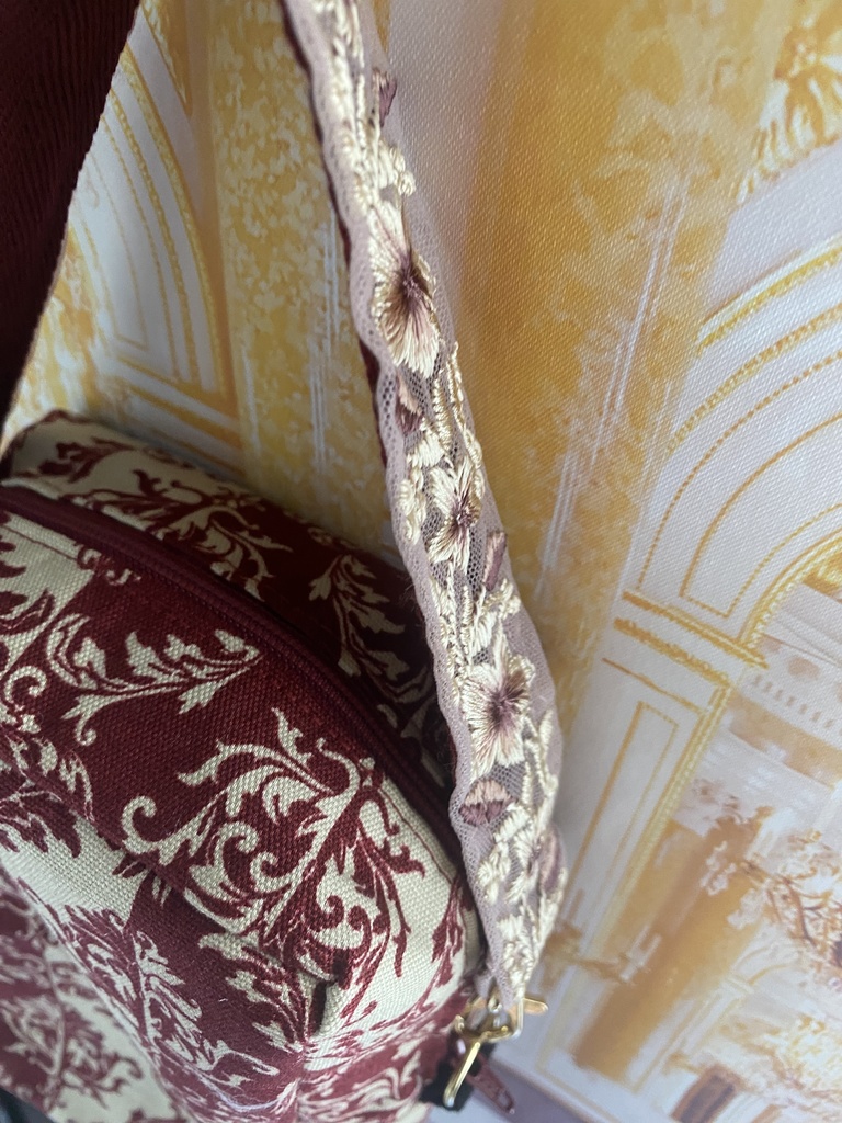 ぬいぐるみ用ポーチ バイカラーダマスク柄