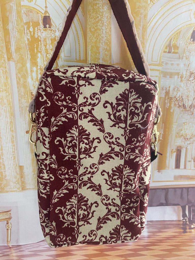 ぬいぐるみ用ポーチ バイカラーダマスク柄