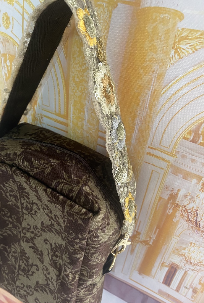 ぬいぐるみ用ポーチ バイカラーダマスク柄