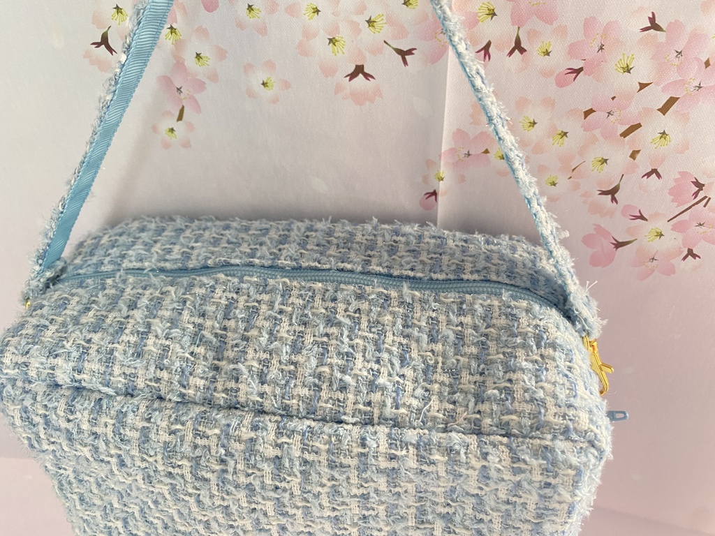 もちもちマスコット6体用ツィードポーチ