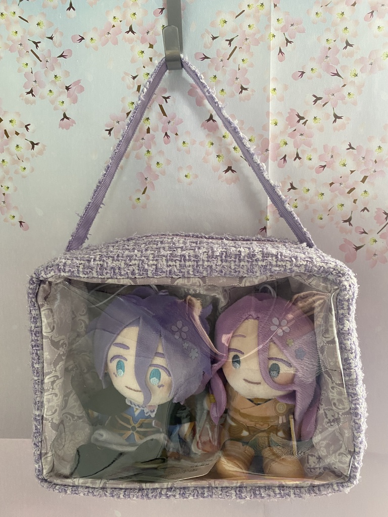 もちもちマスコット6体用ツィードポーチ