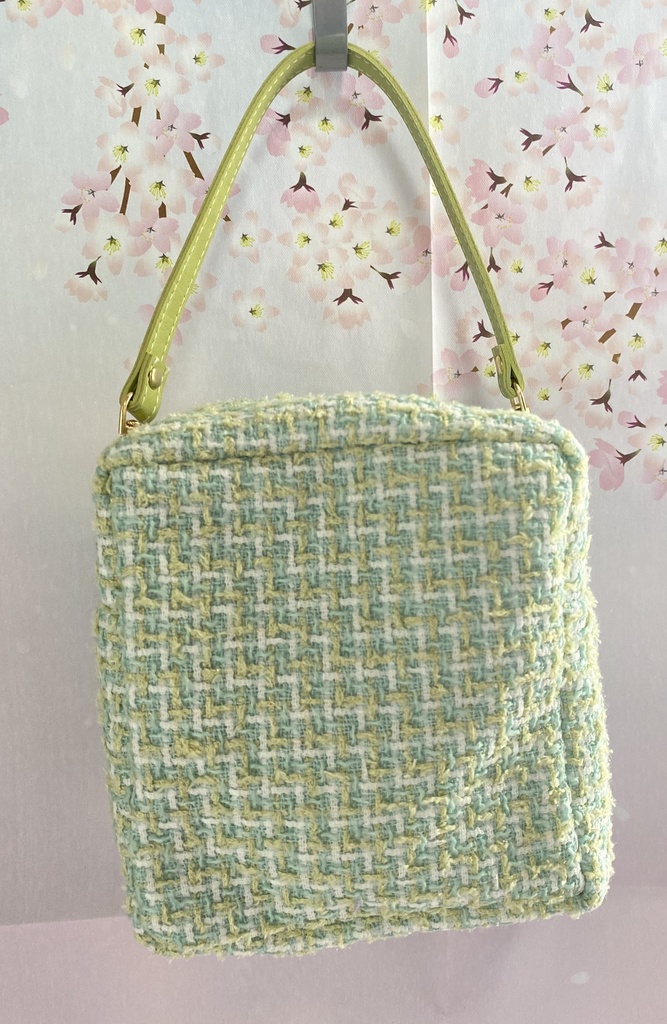 もちもちマスコット4体用ツィードポーチ