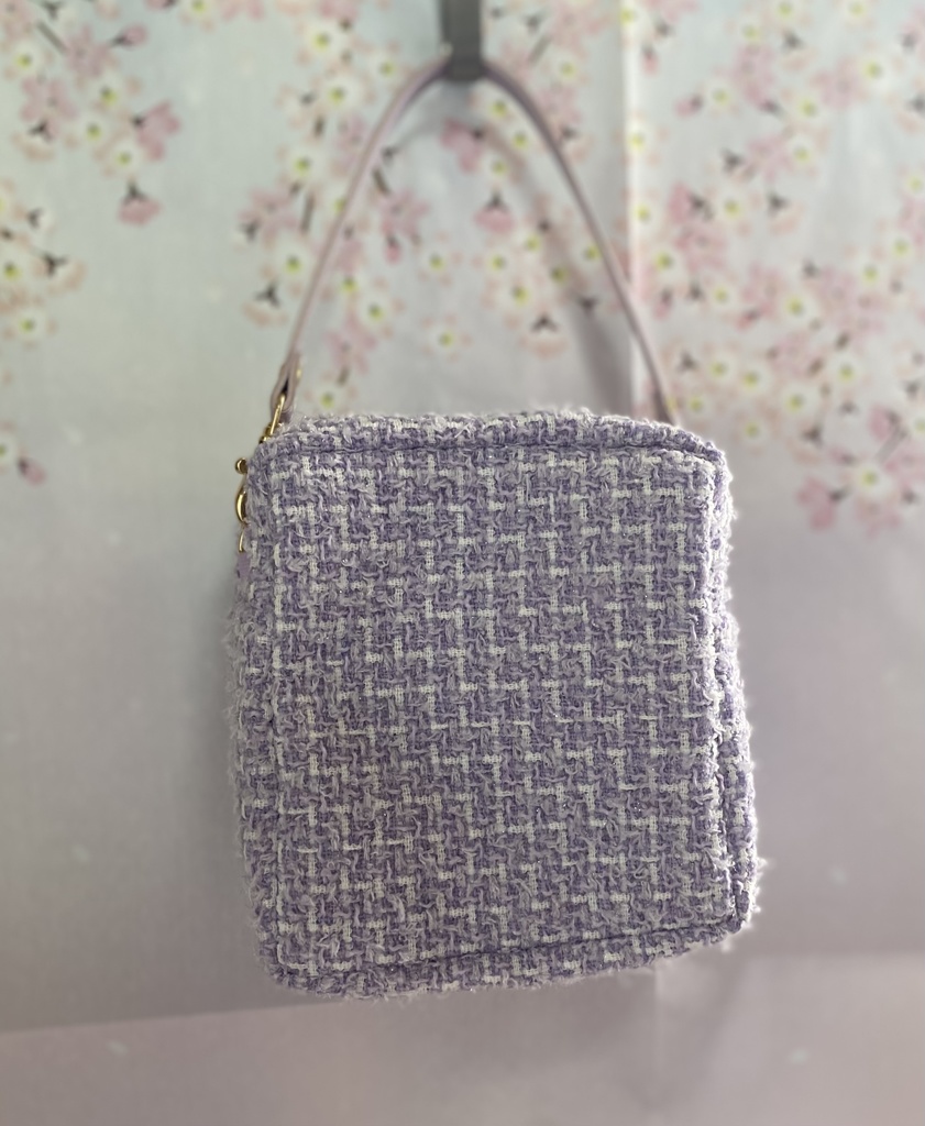 もちもちマスコット4体用ツィードポーチ