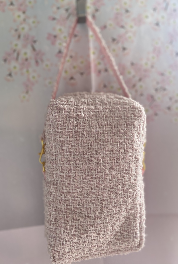 ぬいぐるみ用ツィードポーチ