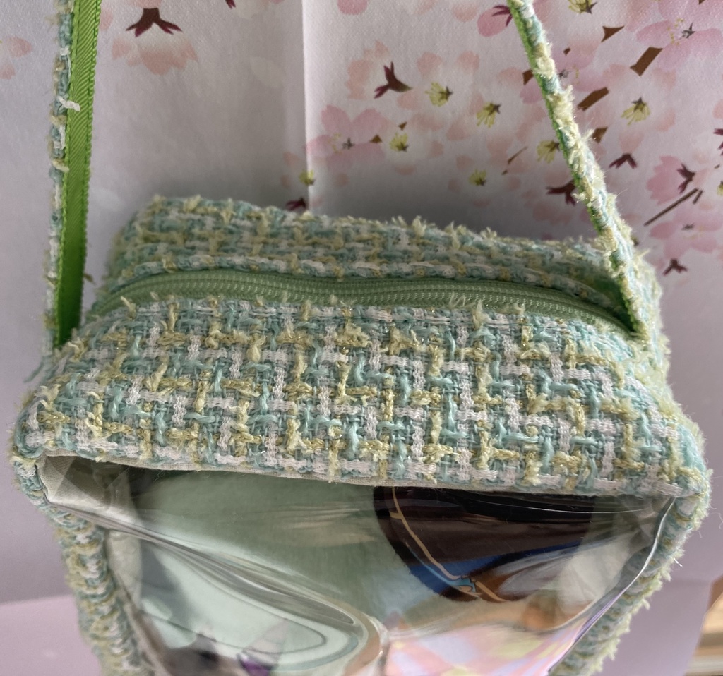 ぬいぐるみ用ツィードポーチ