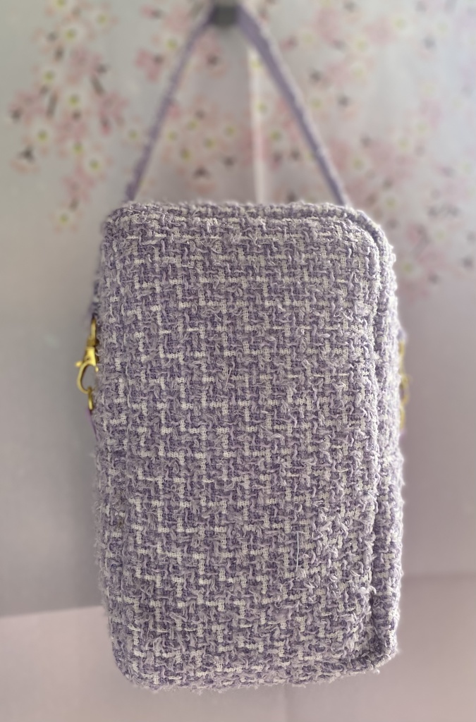 ぬいぐるみ用ツィードポーチ