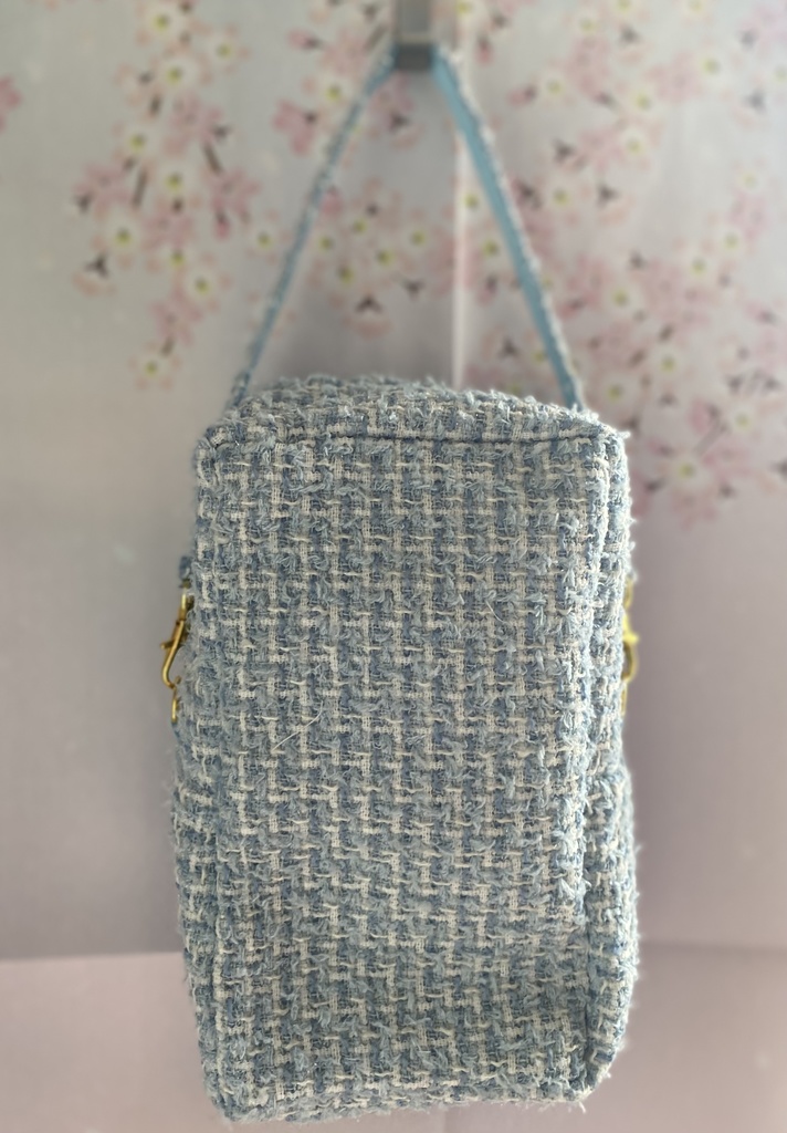 ぬいぐるみ用ツィードポーチ