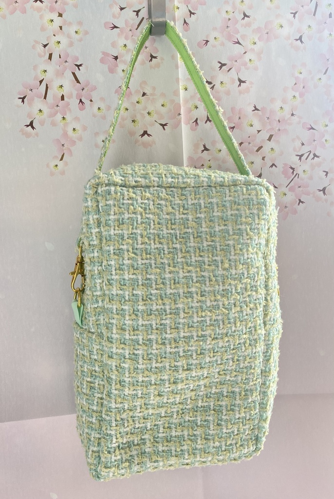 ぬいぐるみ用ツィードポーチ