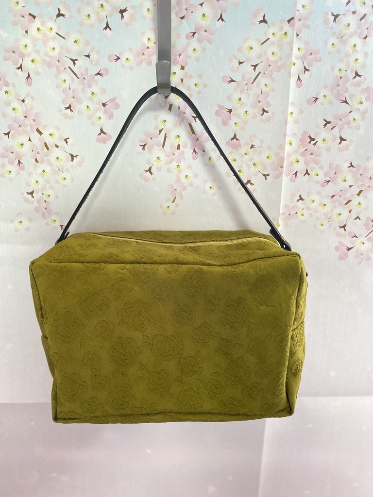 もちもちマスコット6体用ポーチ 薔薇柄ジャガード