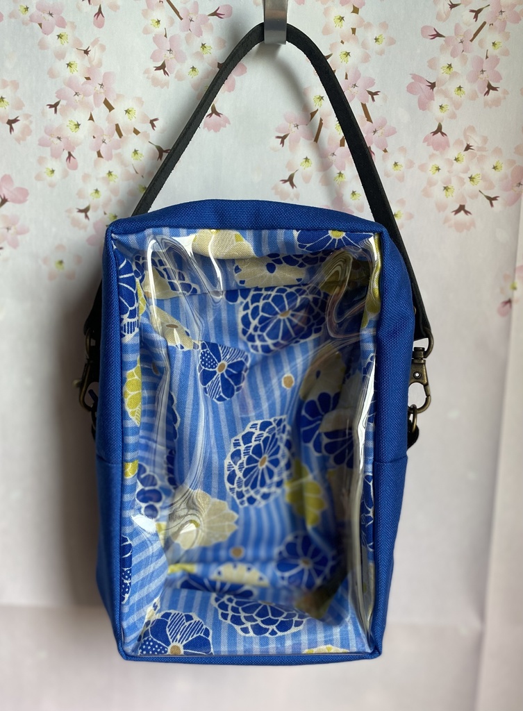 ぬいぐるみ用ポーチ 無地×和柄